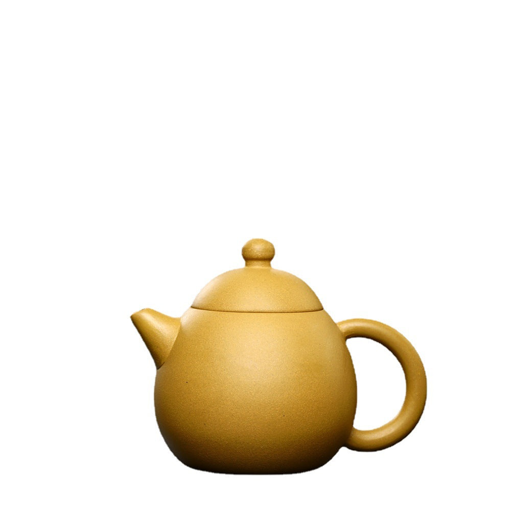 Gohobi Yixing Golden Clay Dragon Egg Teapot