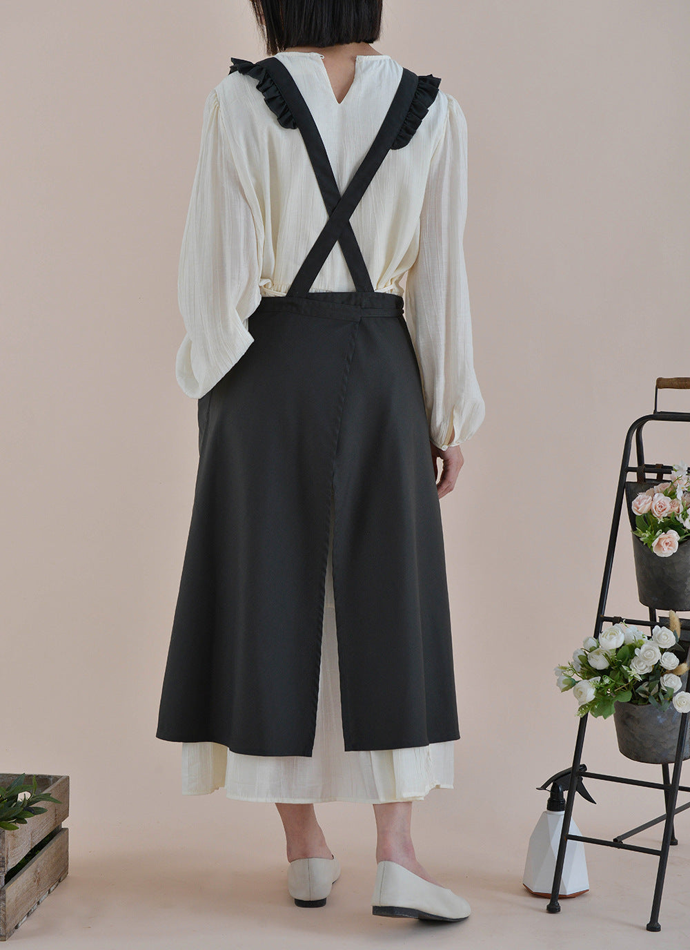 Gohobi French-Style Waterproof Linen Apron