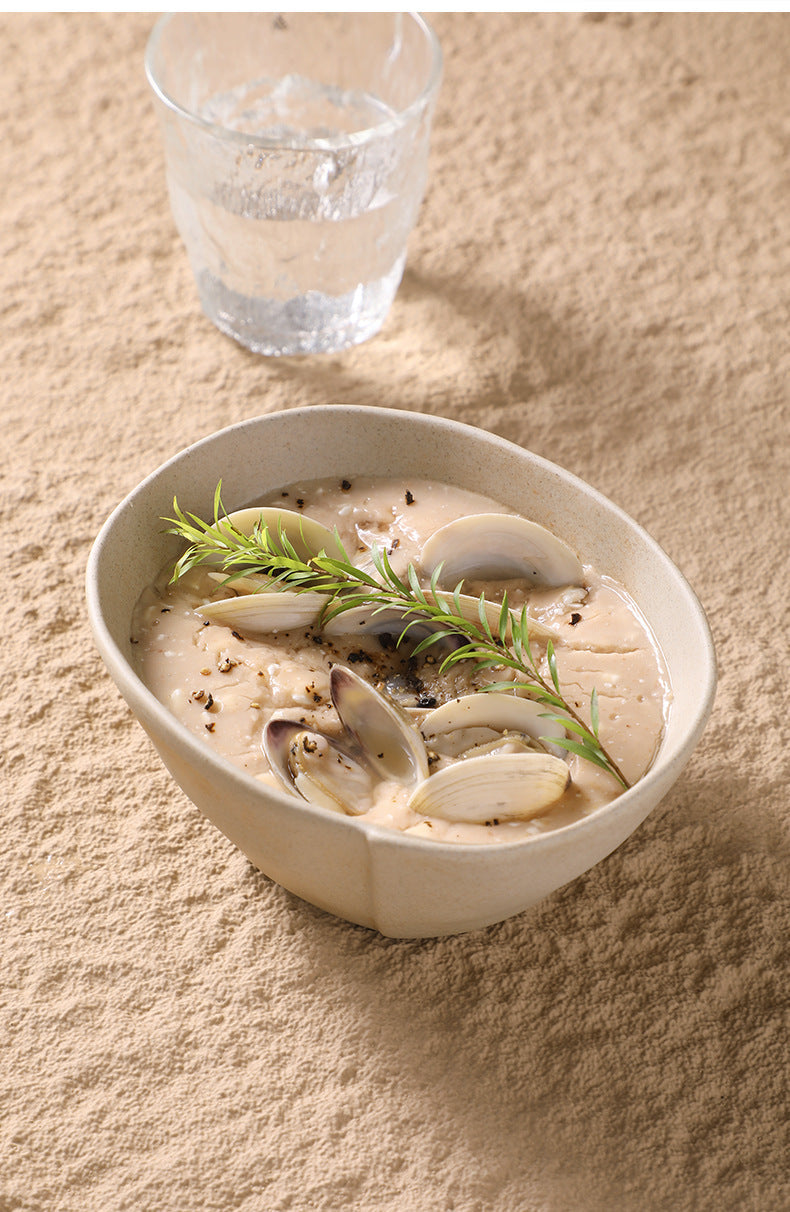 Gohobi Vintage Rustic Ceramic Ramen Bowl