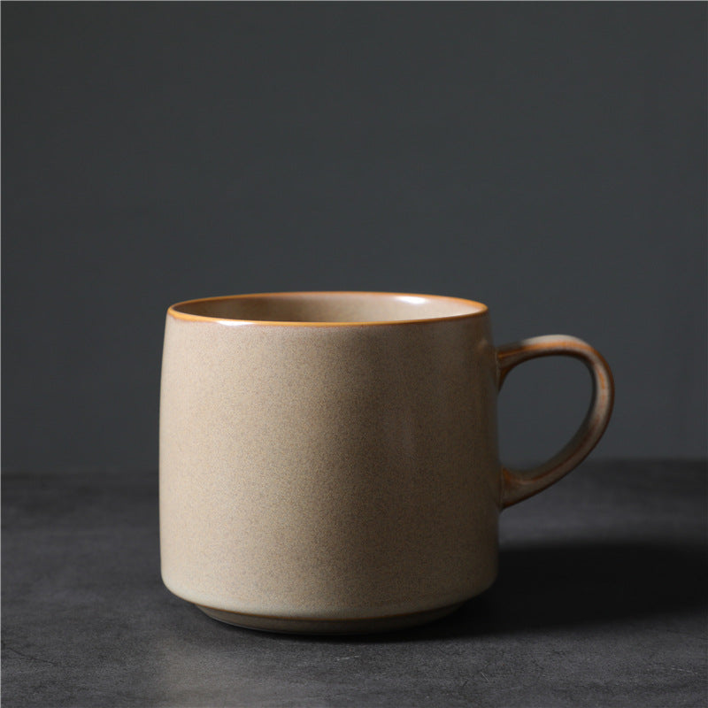 Gohobi Handmade Nordic Ceramic Coffee Mug – 440ml Colourful Retro Cup