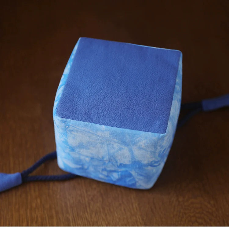 Gohobi Dyed Fabric Teaware Storage Travel Bag Shifuku