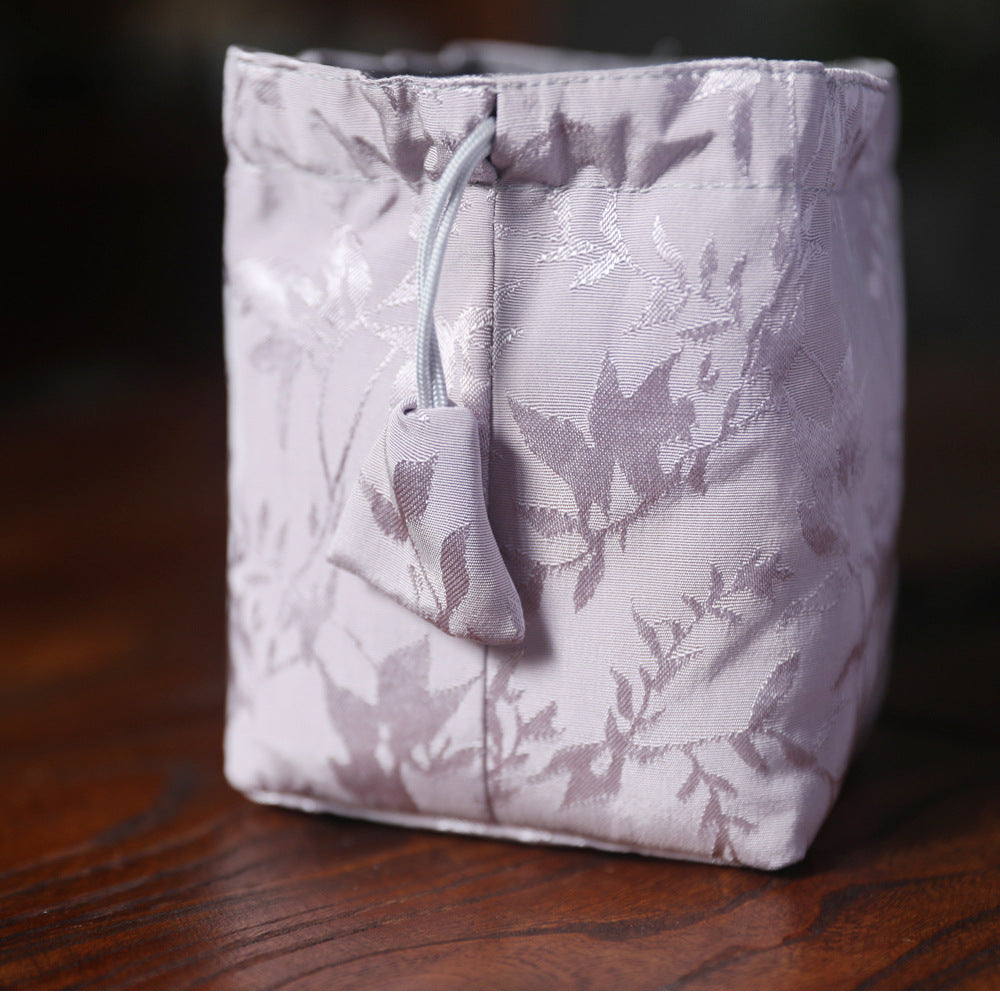 Gohobi Blue and Pink Teaware Storage Travel Bag Shifuku