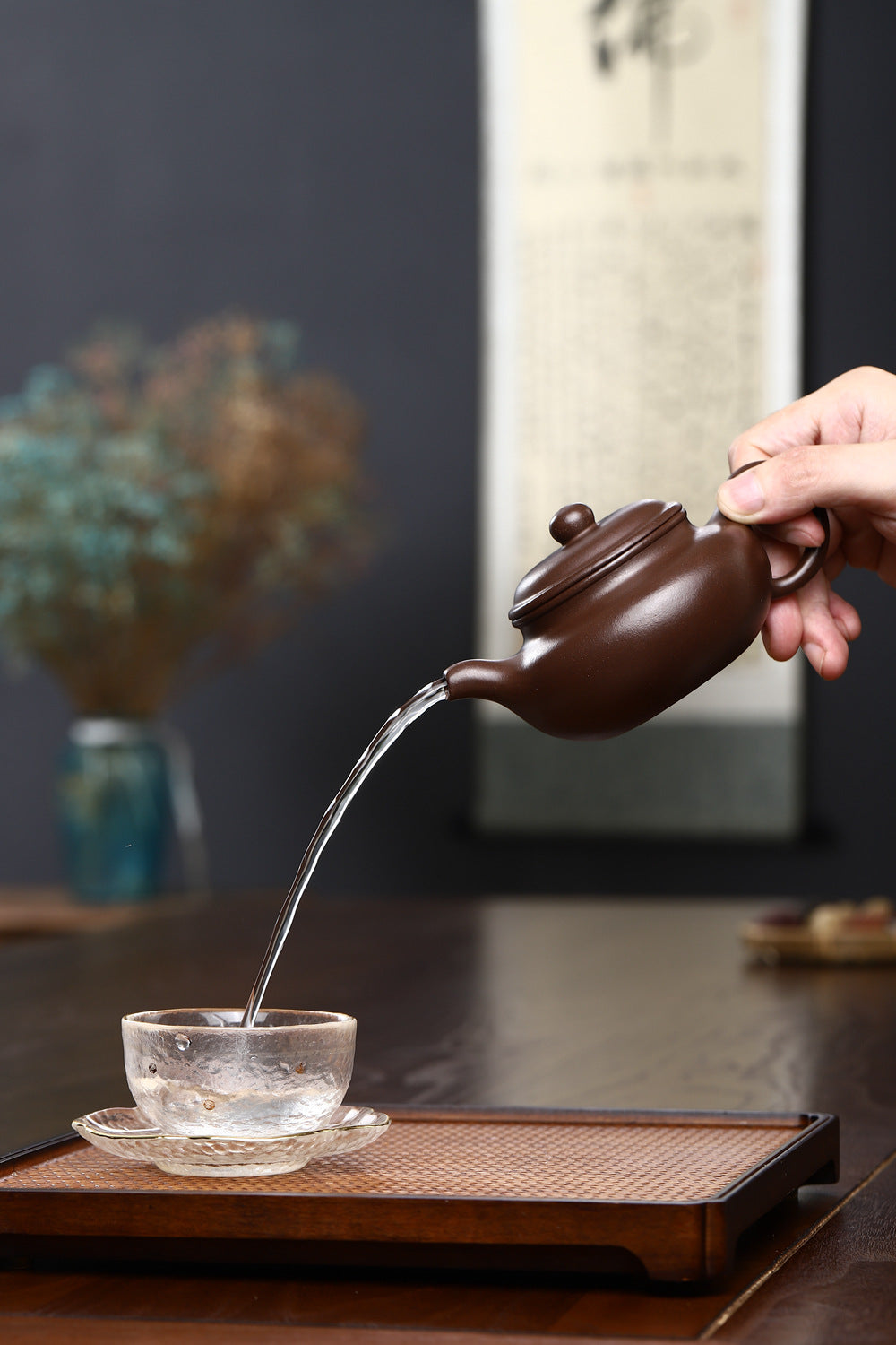 Gohobi Purple Zisha Clay Yixing Clay Teapot (200ml)