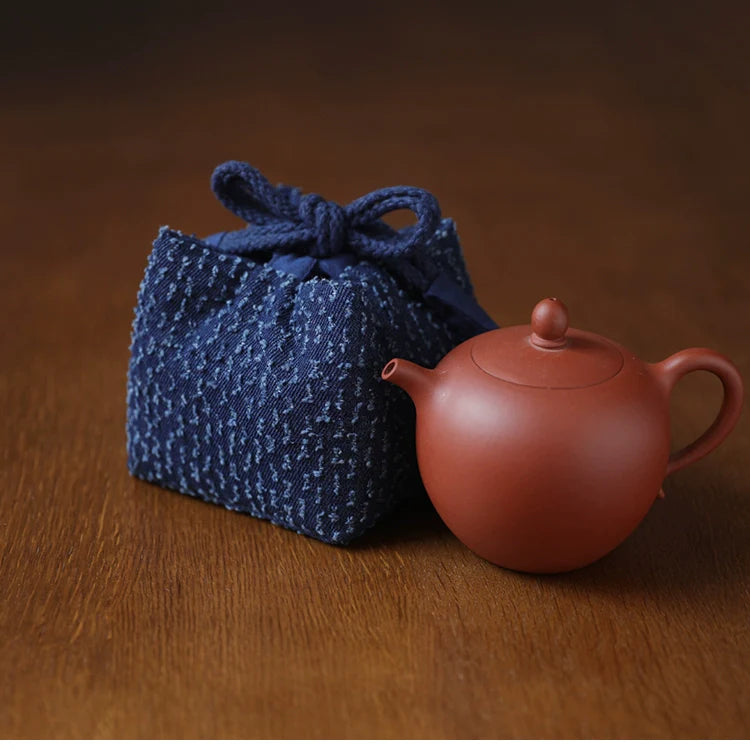Gohobi Denim Small Teaware Storage Travel Bag Shifuku