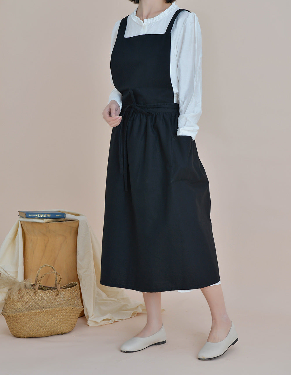 Gohobi Cotton-Linen Apron