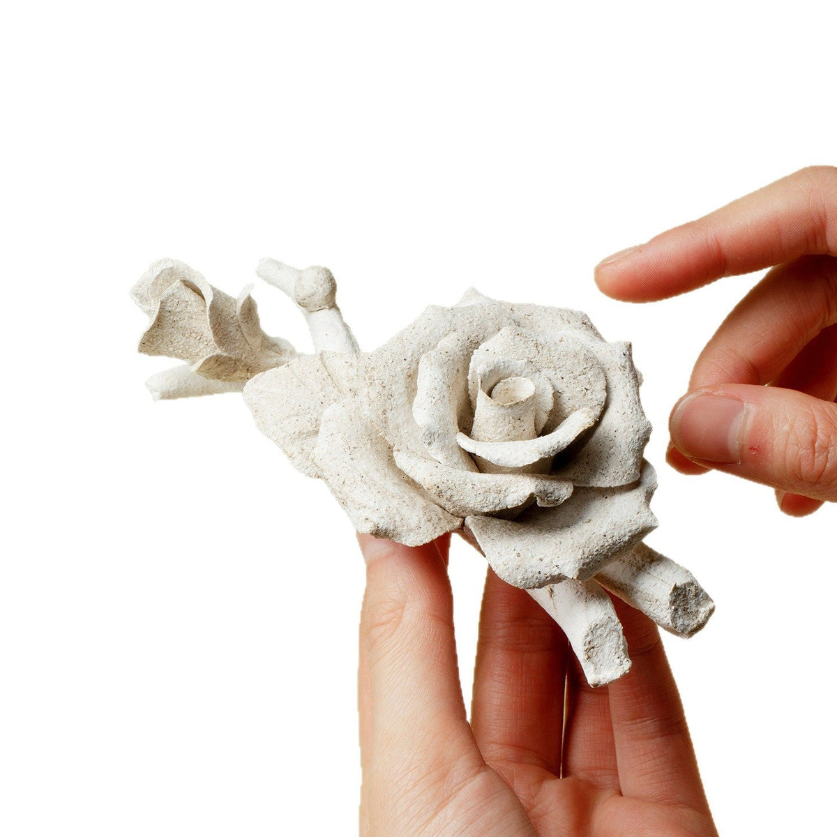 Gohobi Handmade Flower Incense Burner – Coarse Pottery Zen Thread Incense Holder