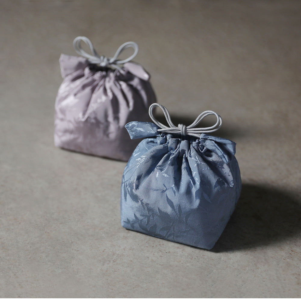 Gohobi Blue and Pink Teaware Storage Travel Bag Shifuku