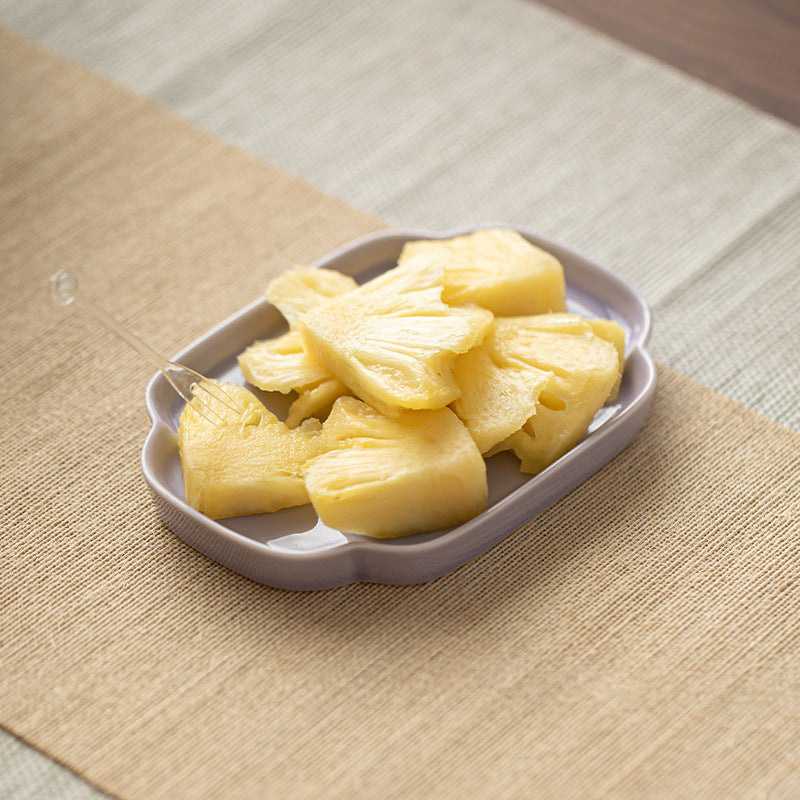 Gohobi Traditional Japanese Glazed Fruit Nuts Small Plate - Bright moon 006