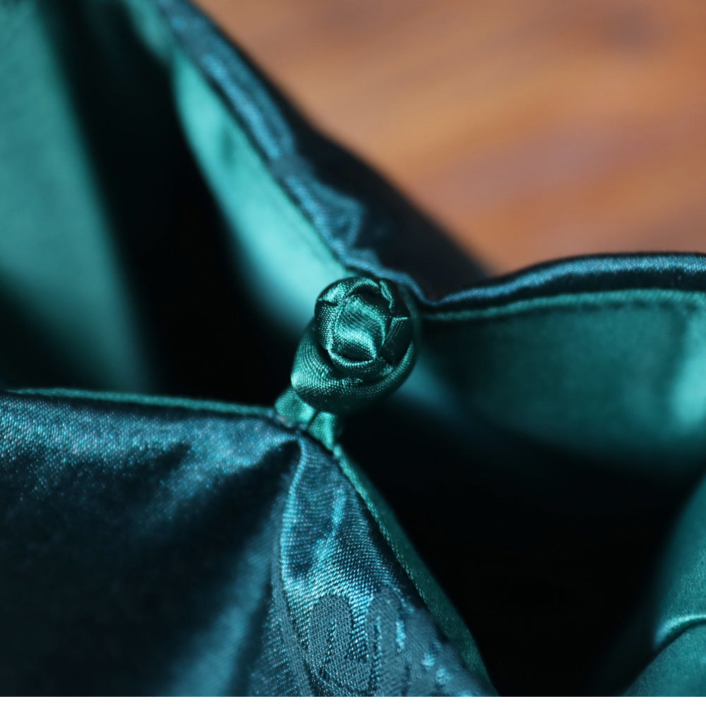 Gohobi Weaving Brocade Silk Fabric Teaware Storage Travel Bag Shifuku