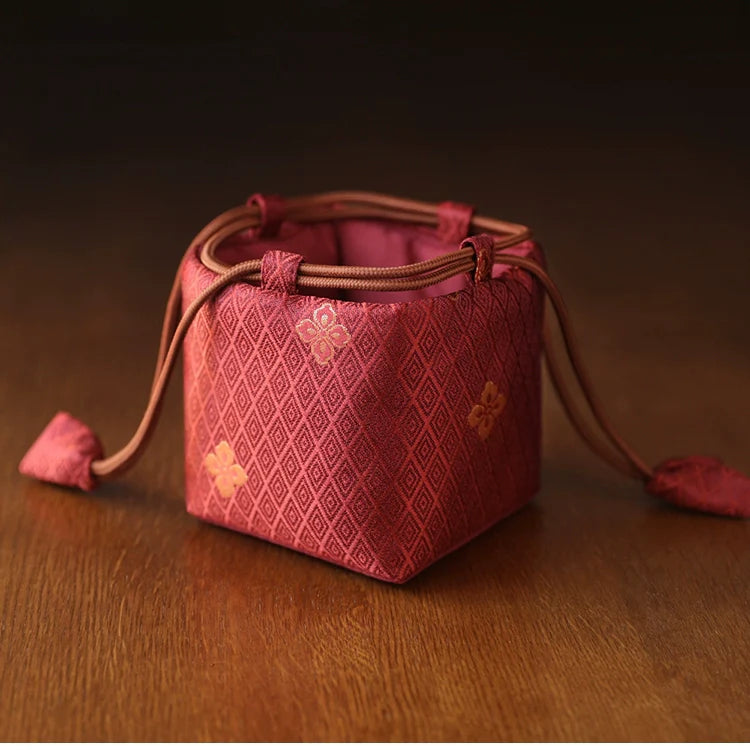Gohobi Colourful Teaware Storage Travel Bag Shifuku