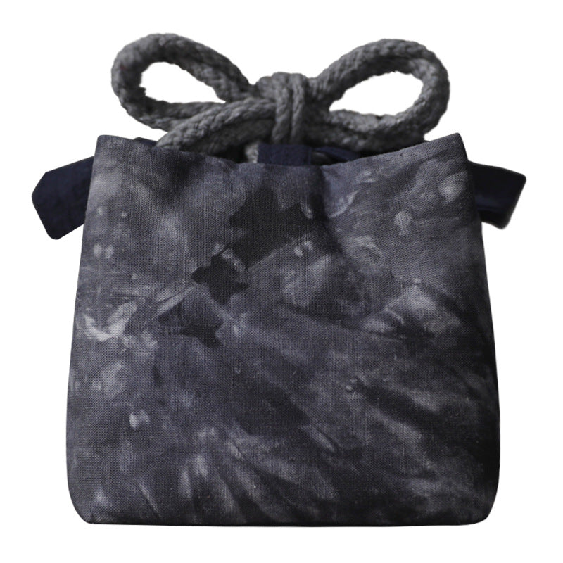 Gohobi Dyed Fabric Teaware Storage Travel Bag Shifuku