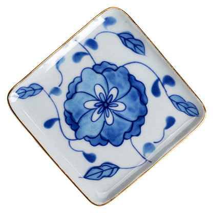 Gohobi Blue and White Porcelain Coaster