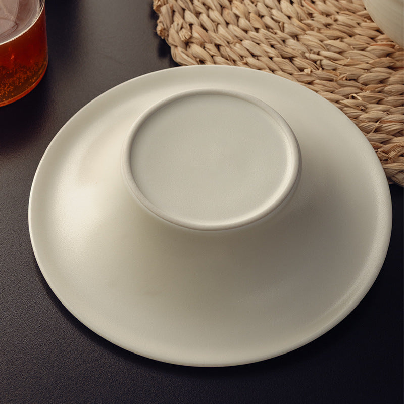 Gohobi Painted Matte 7.5-Inch Reverse Side Pot Plate