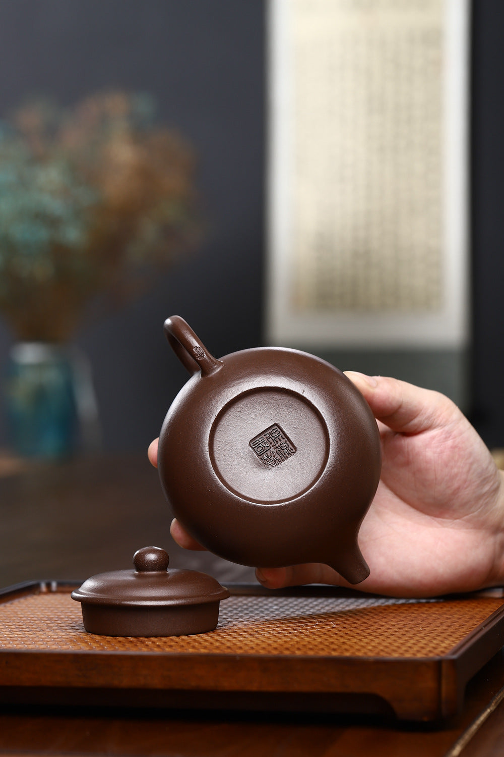 Gohobi Purple Zisha Clay Yixing Clay Teapot (200ml)