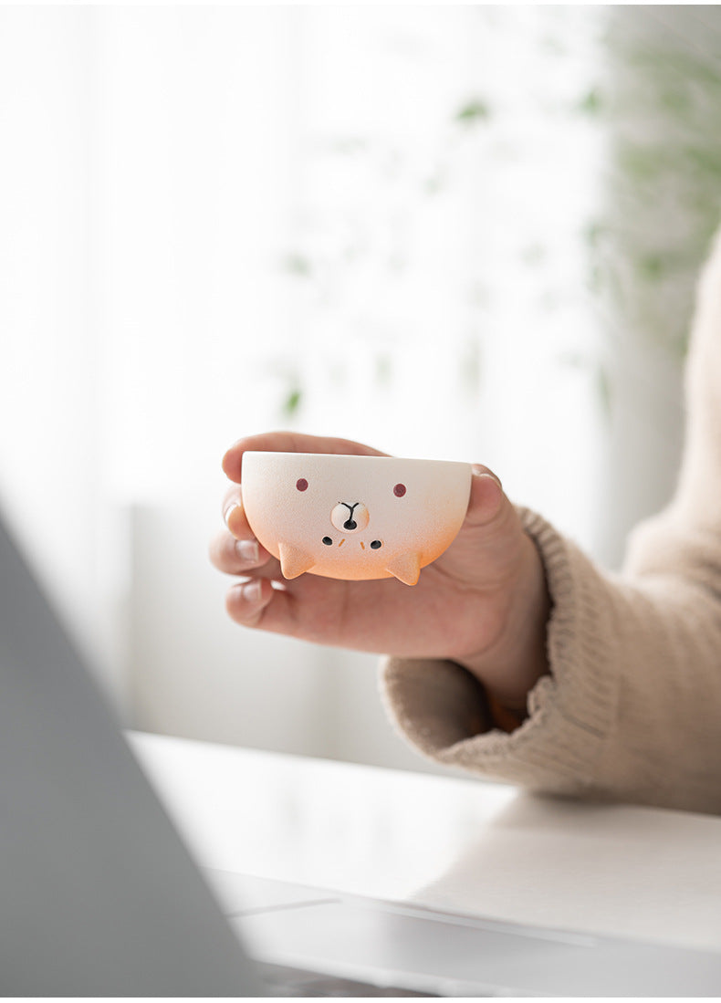 Gohobi Shiba Inu Teapot and Tea Cup Set Travel Tea Set