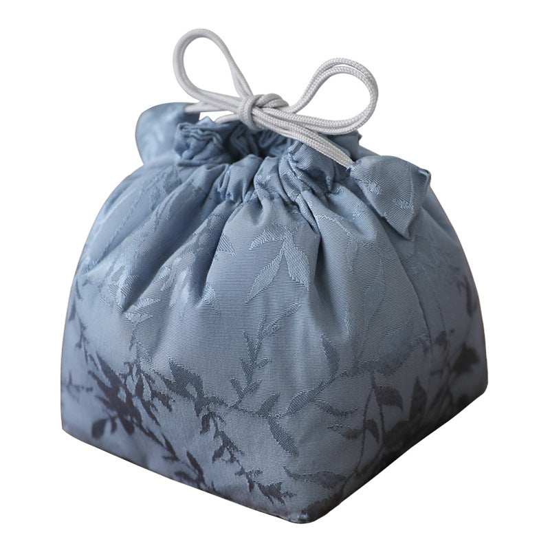 Gohobi Blue and Pink Teaware Storage Travel Bag Shifuku