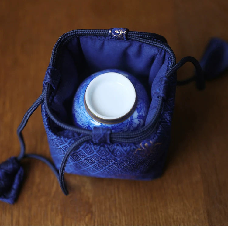 Gohobi Colourful Teaware Storage Travel Bag Shifuku