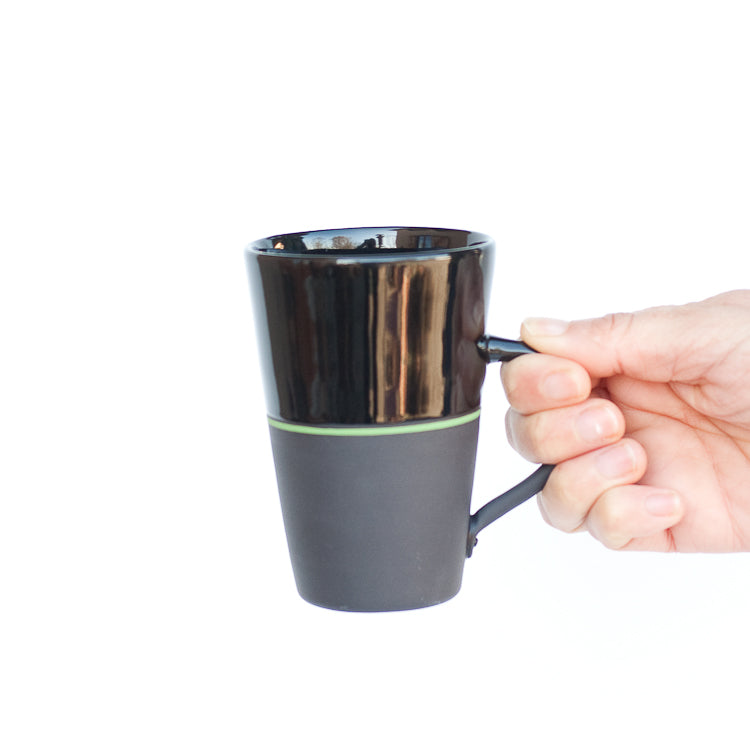 Sue Ure Masion Black porcelain Tall mug