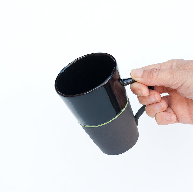 Sue Ure Masion Black porcelain Tall mug