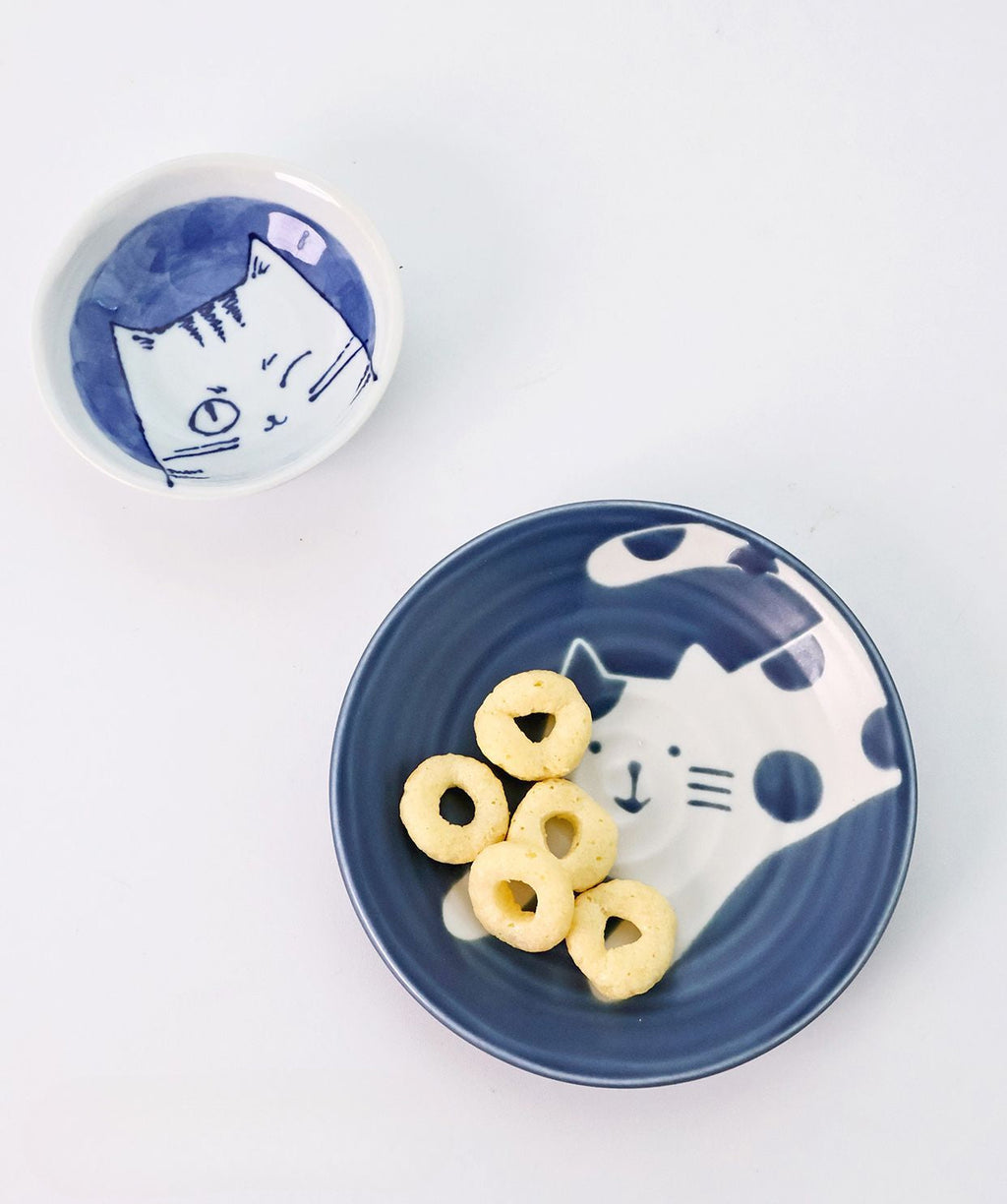 Gohobi Japanese Cats Plate [Made In Japan]