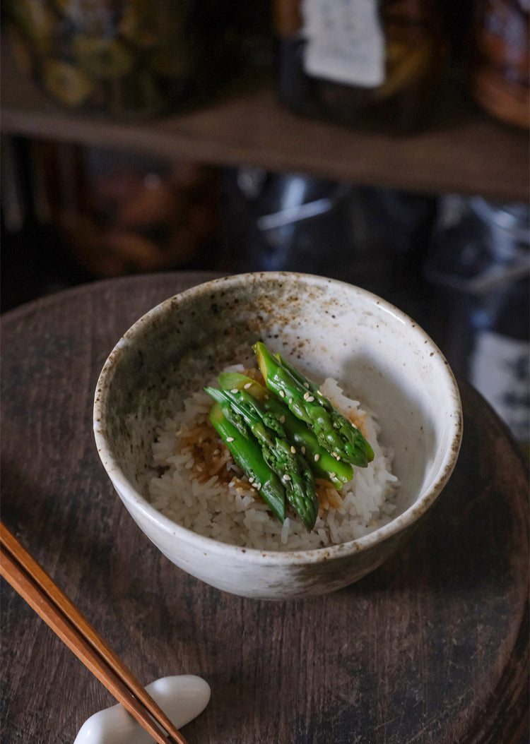 Gohobi Minoya Shino Glaze Hat Bowl [Made in Japan]
