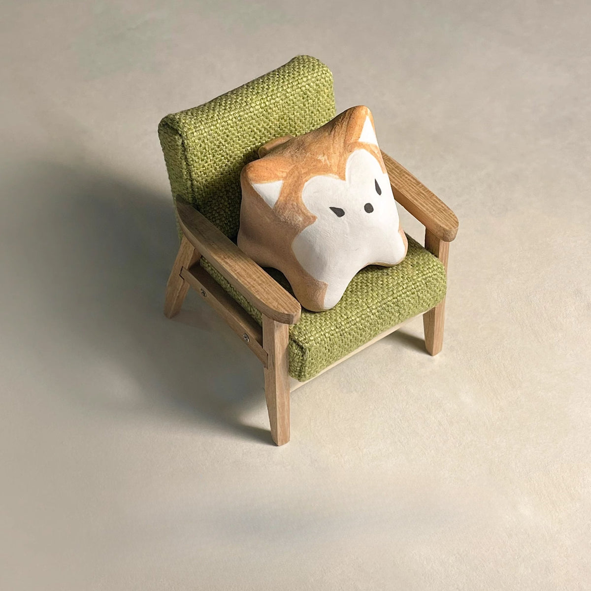 Gohobi x Little Diary Handmade Ceramic Akita Shiba Inu Dog