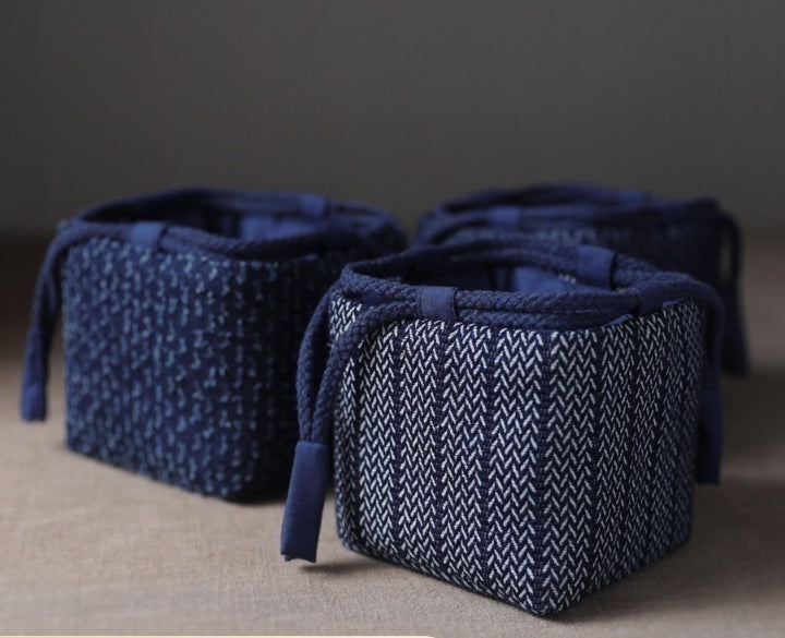 Gohobi Denim Large Teaware Storage Travel Bag Shifuku