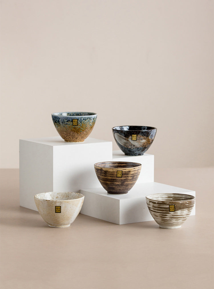 Gohobi Minoya Shino Glaze Hat Bowl [Made in Japan]