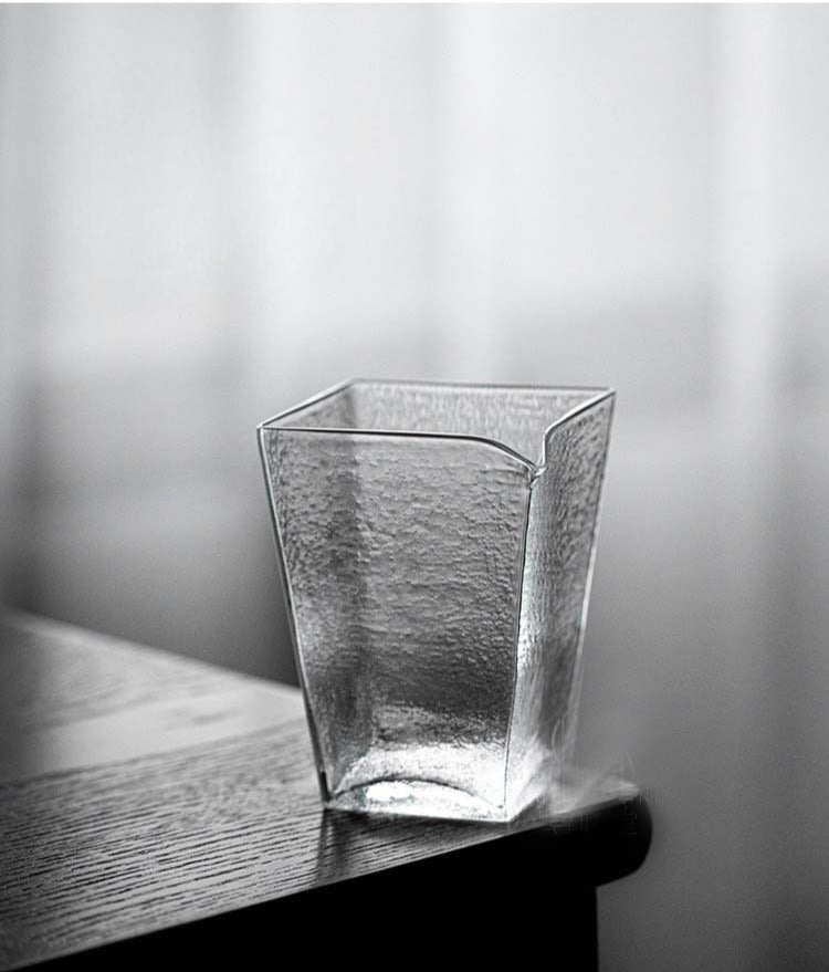 Gohobi Handmade Square Glass Pitcher