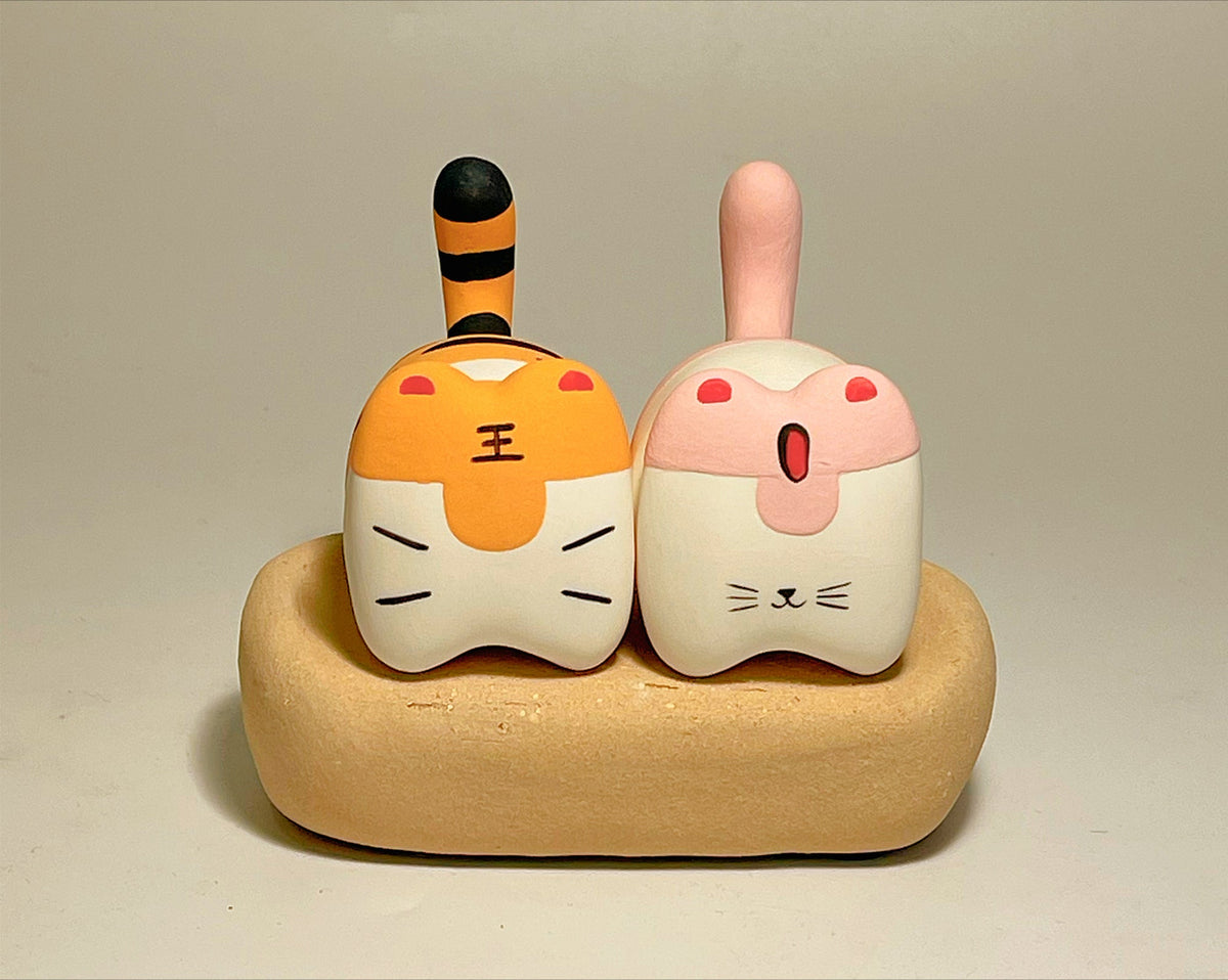 Gohobi x Little Diary Handmade Ceramic Lion Tiger Leopard