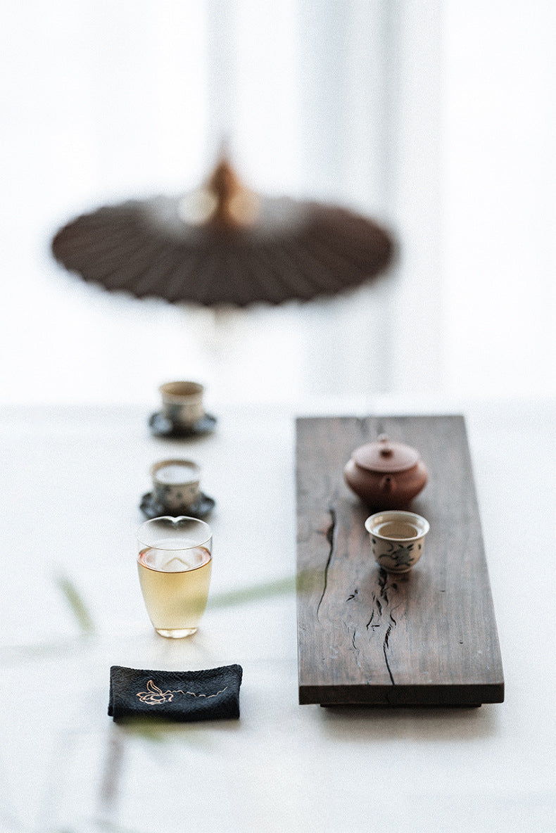 Gohobi Japanese-style Wabi-Sabi Black Walnut Serving Tray 011
