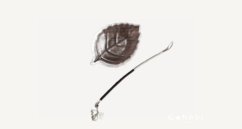 Gohobi Crystal Glass Leaf Tea Holder – Zen Leaf Tea Lotus Presentation Dish