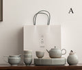 Gohobi Japanese Style Ice Grey and Green Tea Set 001