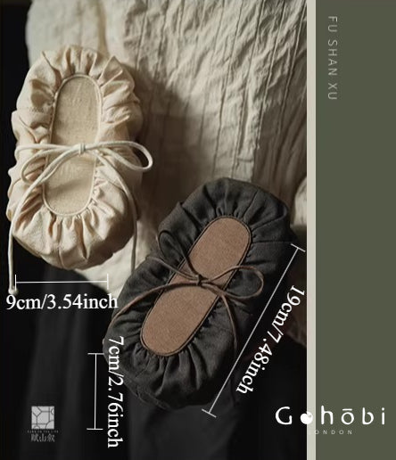 [賦山敘 x Gohobi] Gohobi Xiangyun Silk Tea Bag – Travel Teacup Set Storage Pouch Portable Tea Case