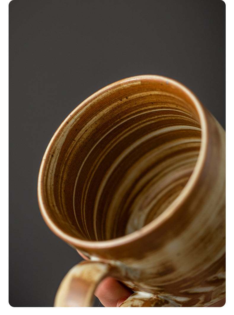 Gohobi Japanese Handmade Coffee Cup with Saucer 005