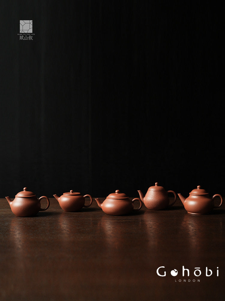 [賦山敘 x Gohobi] Gohobi Yixing Zhu Clay Teapot – Handmade Zisha Gongfu Tea Pot Original Ore
