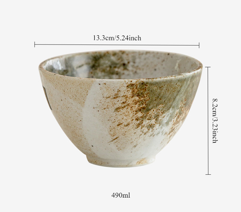 Gohobi Minoya Shino Glaze Hat Bowl [Made in Japan]