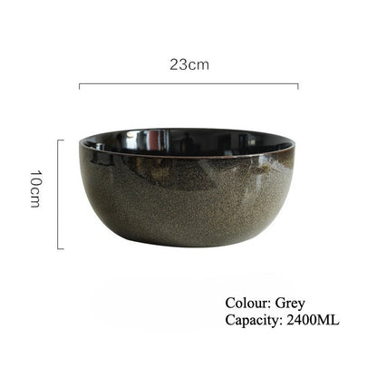 Gohobi Creative Kiln-Change Large Ceramic Bowl