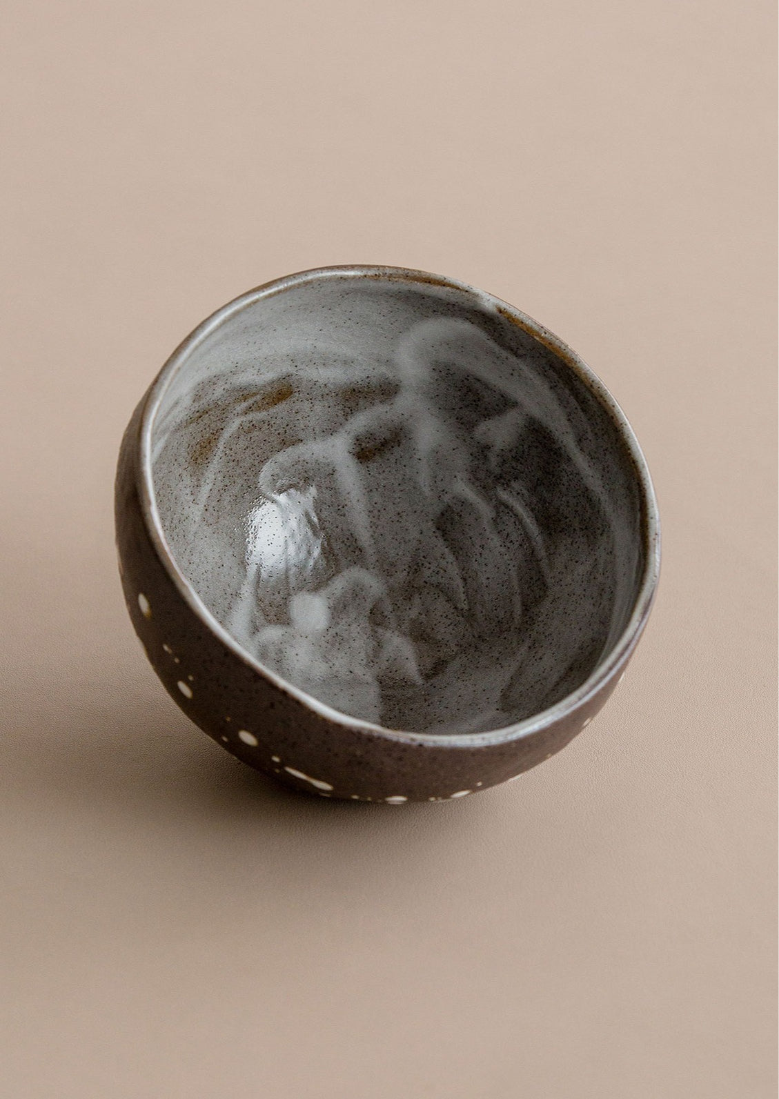 Gohobi Japanese Minoyaki Coarse Pottery Rice Bowl – Wabi Sabi Handmade Soup Bowl | Made in Japan