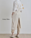Gohobi Japanese Minimalist Linen Gardening Apron