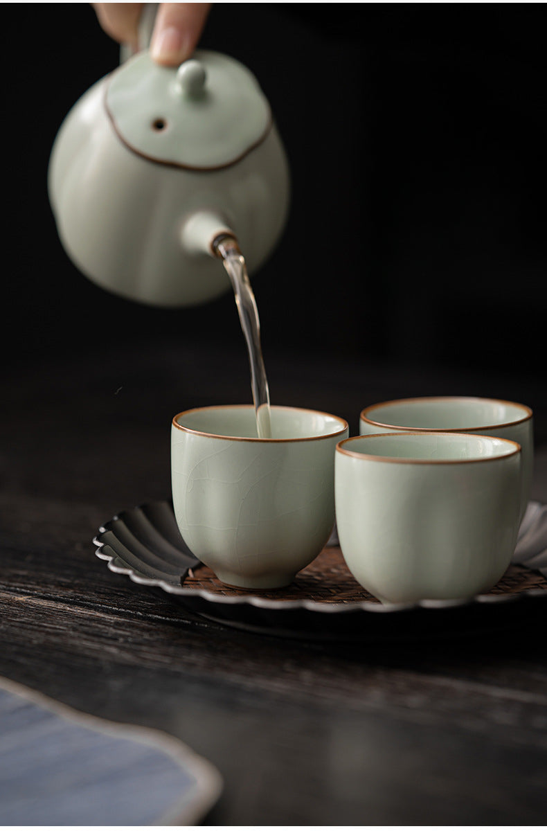 Gohobi Handmade Ceramic Ruware Tea Cups