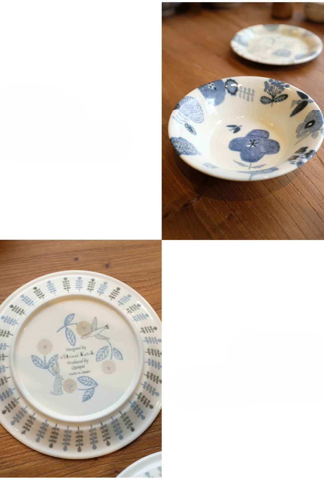 Gohobi Japanese Minoya Ceramic Small Plate [Made in Japan] – Underglaze Minoyaki Tableware