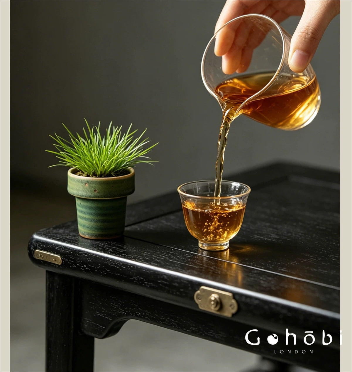 Gohobi Japanese Ikebana Mini Ceramic Vase – Jingdezhen Wabi-Sabi Desktop Flower Vase