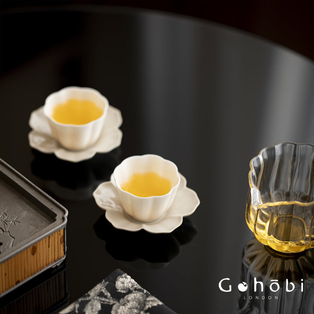 Gohobi Ceramic Coaster – Heat Insulation Tea Cup Holder