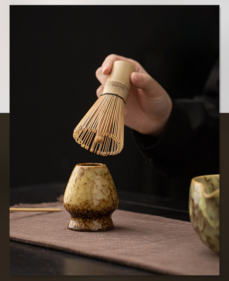 Gohobi Ceramic Matcha Set 038 Flow Glaze