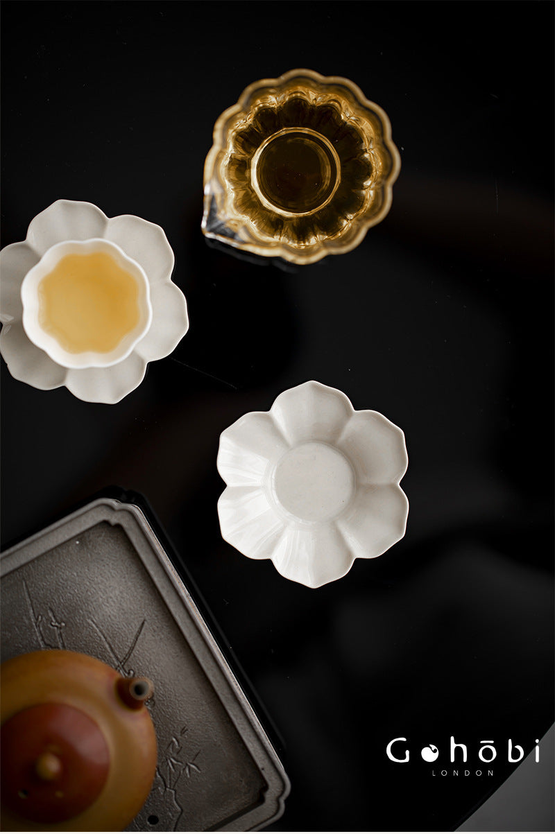 Gohobi Ceramic Coaster – Heat Insulation Tea Cup Holder