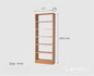 Gohobi Handmade Solid Wood Storage Cabinet – Multi-Layer Wooden Shelving Unit for Living Room or Study | FSC Certified Furniture