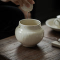 Gohobi Grass Ash Ceramic Jianshui Tea Wash Bowl