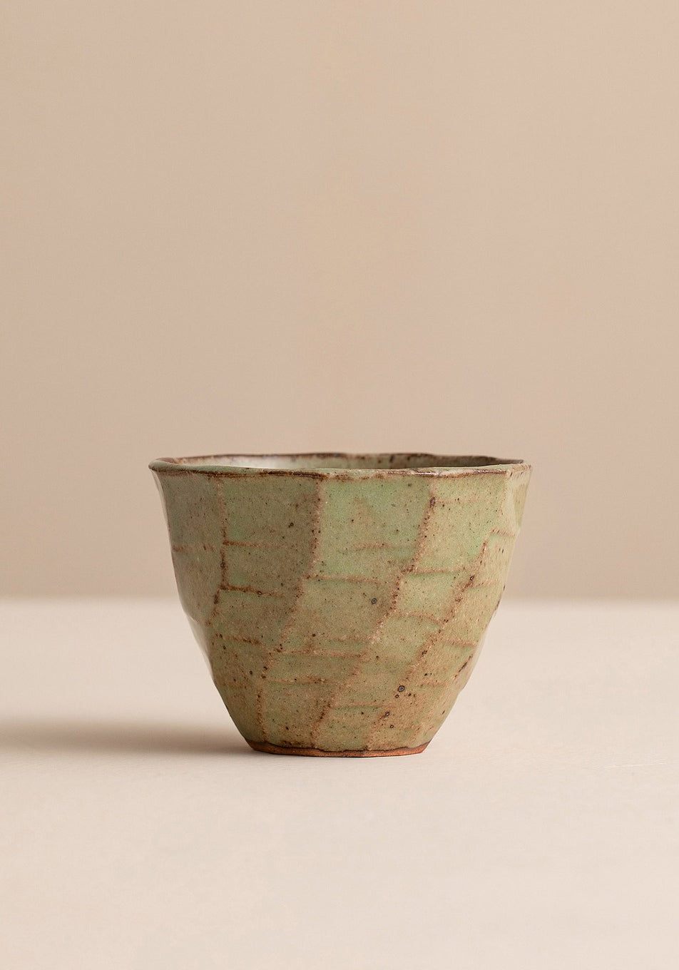 Gohobi Japanese Minoyaki Retro Coarse Pottery Teacup – Wabi Sabi Handmade Ceramic Master Cup | Made in Japan