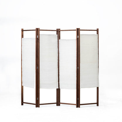 Gohobi Solid Wood Screen Coat Rack – Red Oak or Black Walnut Folding Hanger with Three or Four Panel Options | FSC Certified Furniture